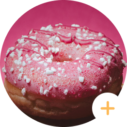 Pink Crunch Delight Donut